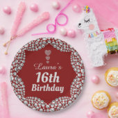 Speciale 16e of bewerk borden voor leeftijdgenoten papieren bordje (Feest)