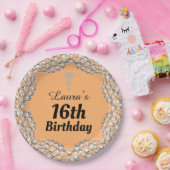 Speciale 16e of bewerk borden voor leeftijdgenoten papieren bordje (Feest)