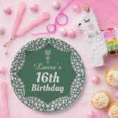 Speciale 16e of bewerk borden voor leeftijdgenoten papieren bordje (Feest)