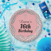 Speciale 16e of bewerk borden voor leeftijdgenoten papieren bordje (Feest)