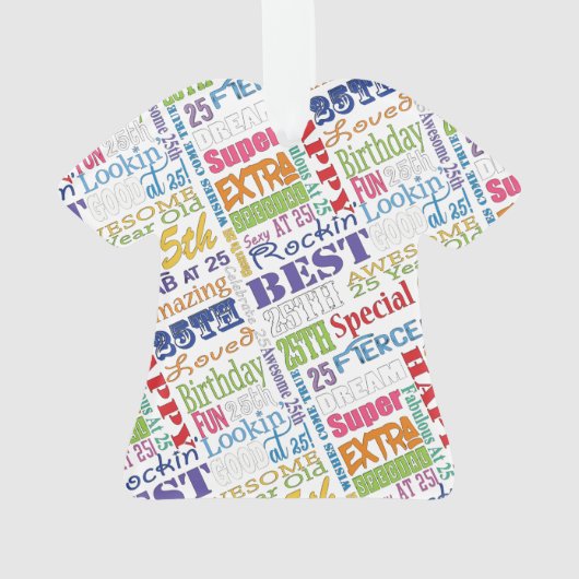 Speciale 25e gepersonaliseerde cadeautjes van de B Ornament (achterkant)