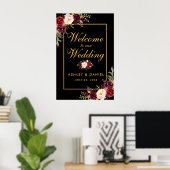 Speciale 3- 20x30 bruiloft welkom poster (Thuiskantoor)