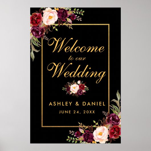 Speciale 3- 20x30 bruiloft welkom poster (Voorkant)