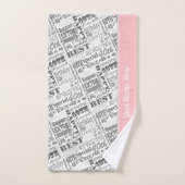 Speciale 40e verjaardag Persoonlijke cadeaus voor  Bad Handdoek (Handdoek)