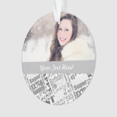 Speciale 40e verjaardag Persoonlijke cadeaus voor  Ornament (voorkant)