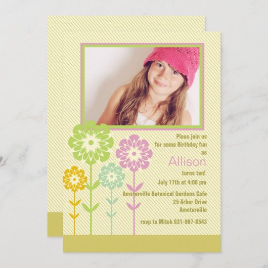 Speciale 4 Fotouitnodiging Kaart (Voorkant / Achterkant)