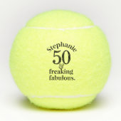 Speciale 50- en Fabulous Birthday Tennisballen (Voorkant)