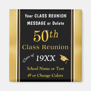 Speciale 50e Cheap Class Reunion Souvenirs Magneet