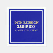 Speciale 50e reünie! Klassenreünie servetten (Voorkant)