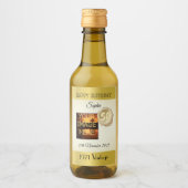 Speciale 50e verjaardag Mini Wine Bottle Labels Wijn Etiket (Voorkant)