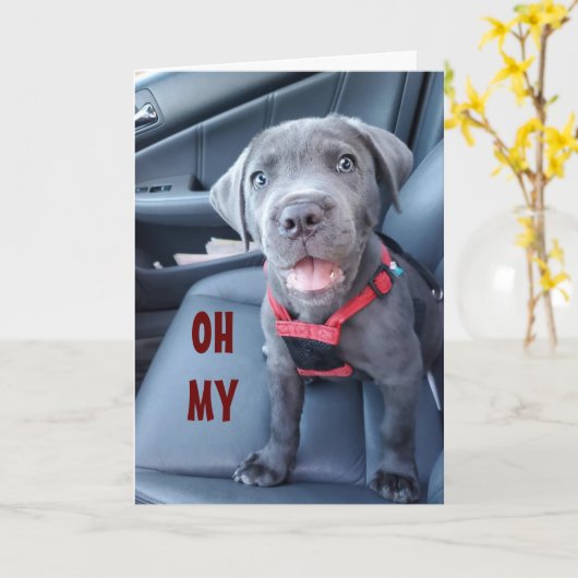 SPECIALE 50e VERJAARDAG WENSEN VAN EEN SPECIALE PU Kaart (Gele Bloem)