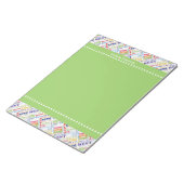 Speciale 55e verjaardagsfeestje gepersonaliseerde  notitieblok (Schuin)