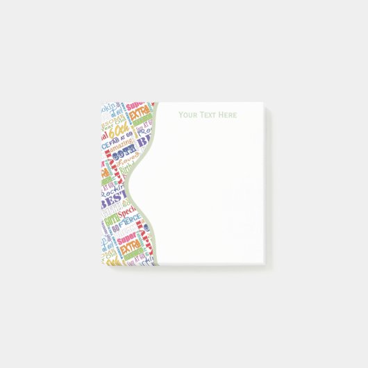 Speciale 60e verjaardag Persoonlijke cadeaus voor Post-it® Notes (Voorkant)