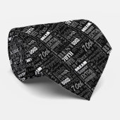 Speciale 70e verjaardag Persoonlijke cadeautjes vo Stropdas (Opgerold)