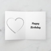 Speciale  70e verjaardagskaart kaart (Binnen)