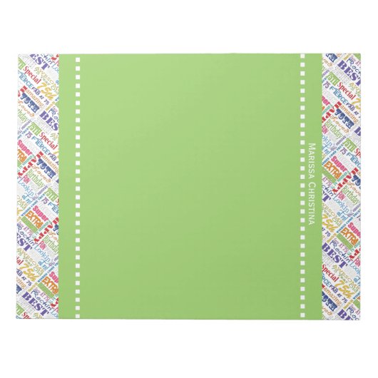 Speciale 75e gepersonaliseerde cadeautjes van de B Notitieblok (Voorkant)