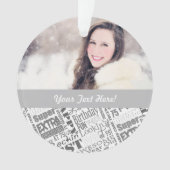 Speciale 75e gepersonaliseerde cadeautjes van de B Ornament (voorkant)