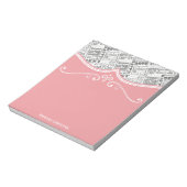 Speciale 80e verjaardagsfeestje gepersonaliseerde  notitieblok (Linkerzijde)