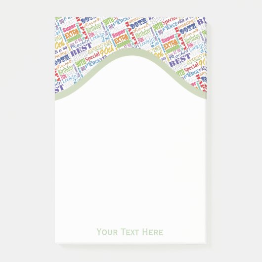 Speciale 90e verjaardag Persoonlijke cadeaus voor Post-it® Notes (Voorkant)