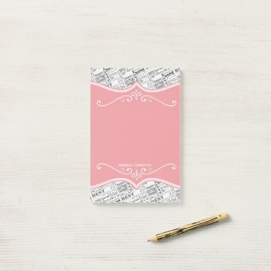 Speciale 90e verjaardag Persoonlijke cadeaus voor Post-it® Notes (Op bureau)