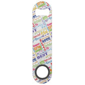 Speciale 95e gepersonaliseerde cadeautjes van de B Speed Flessenopener (Voorkant)