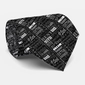 Speciale 95e verjaardagsfeestje gepersonaliseerde  stropdas (Opgerold)