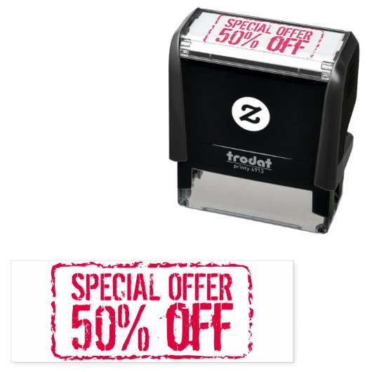 Speciale aanbieding 50% Off Zelfinkt rubberstempel Zelfinktende Stempel (In situ)