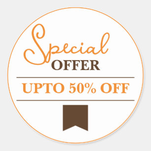 Speciale aanbieding Aangepast productetiket Sticke Ronde Sticker