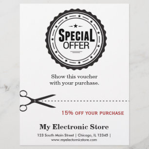 Speciale aanbieding flyer