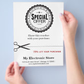 Speciale aanbieding flyer (Hand)
