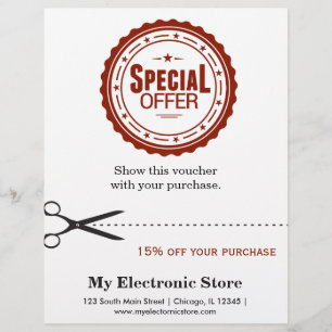 Speciale aanbieding flyer