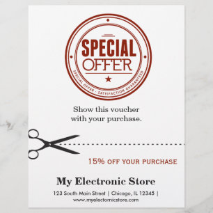 Speciale aanbieding flyer