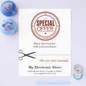 Speciale aanbieding flyer (Enkel)