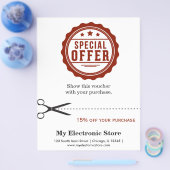 Speciale aanbieding flyer (Enkel)