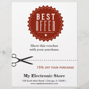 Speciale aanbieding flyer