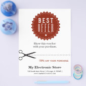 Speciale aanbieding flyer (Enkel)