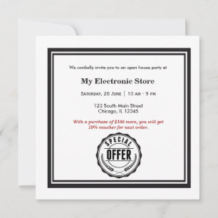 Speciale aanbieding Grand Opening Kaart