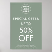Speciale aanbieding Korting Eindverkoop Sage Green Poster (Voorkant)