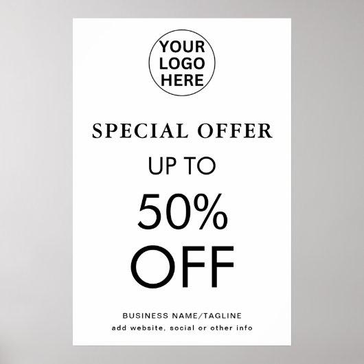 Speciale aanbieding L Black & White Final Sale Kor Poster (Voorkant)