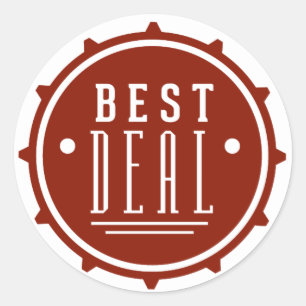 Speciale aanbieding ronde sticker