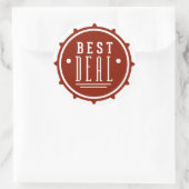 Speciale aanbieding ronde sticker (Tas)