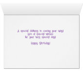 Speciale aanbieding - Verjaarkaart (Binnen Horizontaal (Onder))