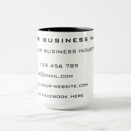 Speciale aanbieding voor zakelijke bedrijven mok (Midden)
