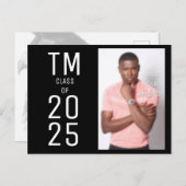 Speciale Aangepaste Afstuderen Aankondiging Briefk (Voorkant / Achterkant)