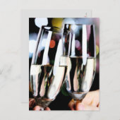 Speciale aankondiging Save the Date Toast (Voorkant / Achterkant)