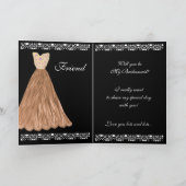 SPECIALE AANVRAAG - Huwelijksuitnodiging BRONZEN J (Binnen)