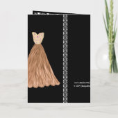 SPECIALE AANVRAAG - Huwelijksuitnodiging BRONZEN J (Achterkant)