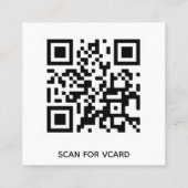 Speciale actie voor accountant vierkante visitekaartje (Achterkant)