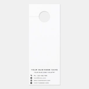 Speciale acties voor bedrijven - modern deurhanger