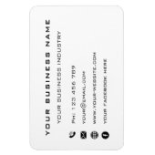 Speciale acties voor bedrijven - modern magneet (Verticaal)
